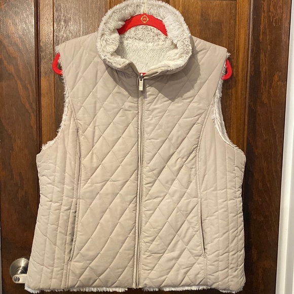 Weatherproof Jackets & Coats Weatherproof Faux Fur Reversible Vest